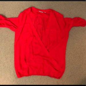 3/4 Formal V-Neck Top